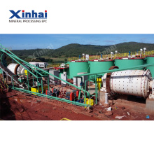 China Gold Mining - Planta de flotación, extracción de oro